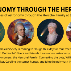 四圈星座图像，威廉、卡罗琳和约翰·赫歇尔。