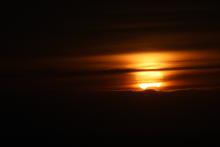 A view of the partial solar eclipse from Orkney, taken by Callum Potter.