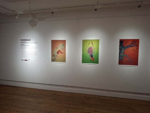 Image of artwork on display