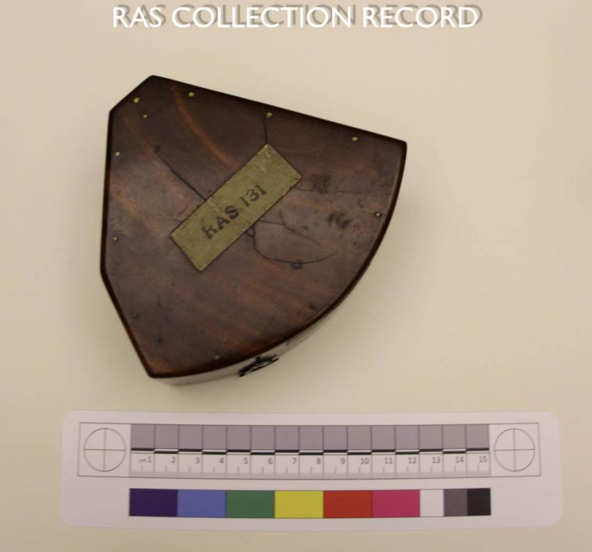 Pocket sextant mahogany case
