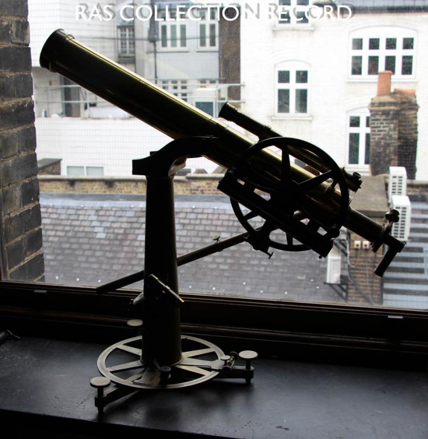 Portable zenith telescope front-view