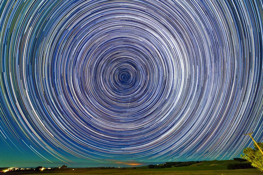 Image of star trails