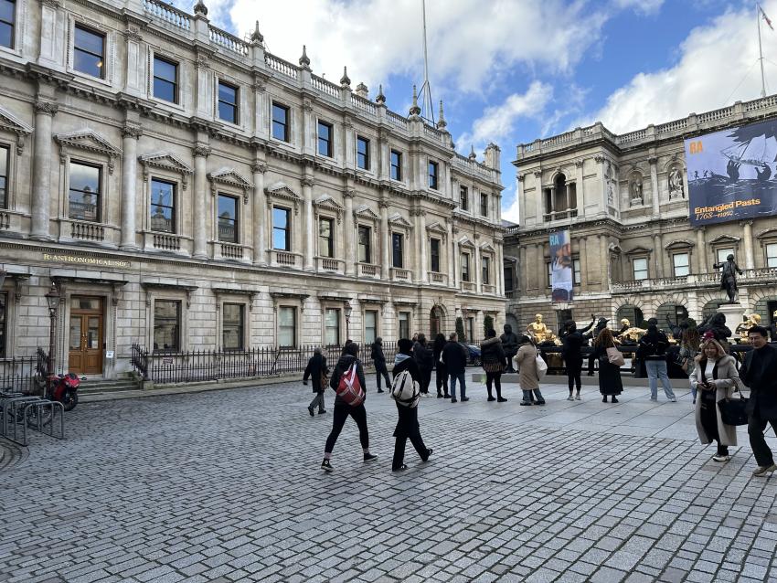 Burlington House Courtyard.