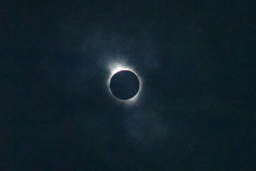 Mark Tomasso also took this image of the eclipse from Dallas.
