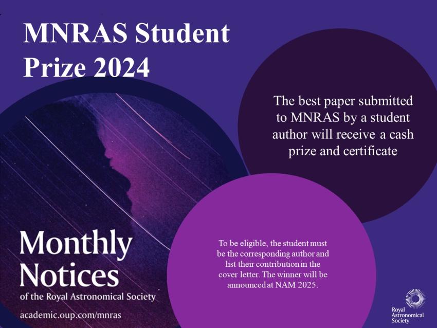 MNRAS Student Prize information