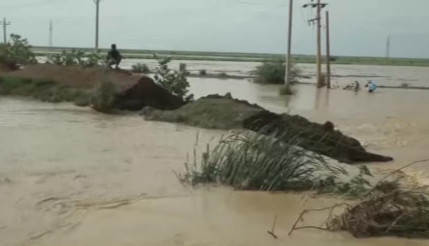 Heavy flooding in Sudan in 2022.