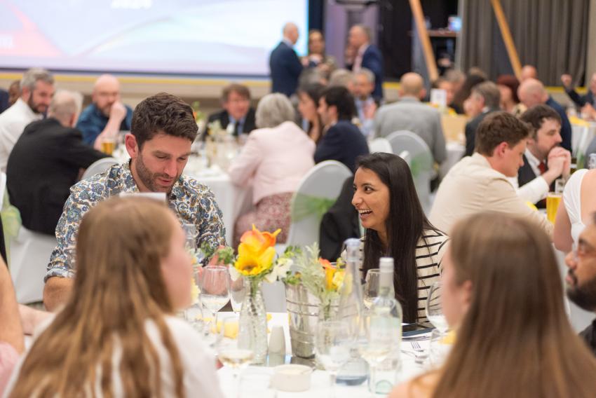 The audience at the RAS awards dinner at the University of Hull.