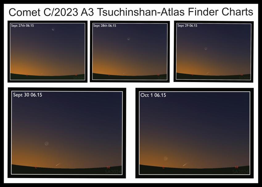 Comet A3 Finder Charts