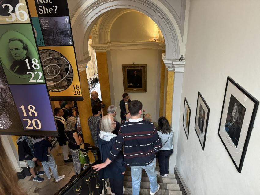 Members of the public were treated to guided tours of the Society’s London HQ in Piccadilly.