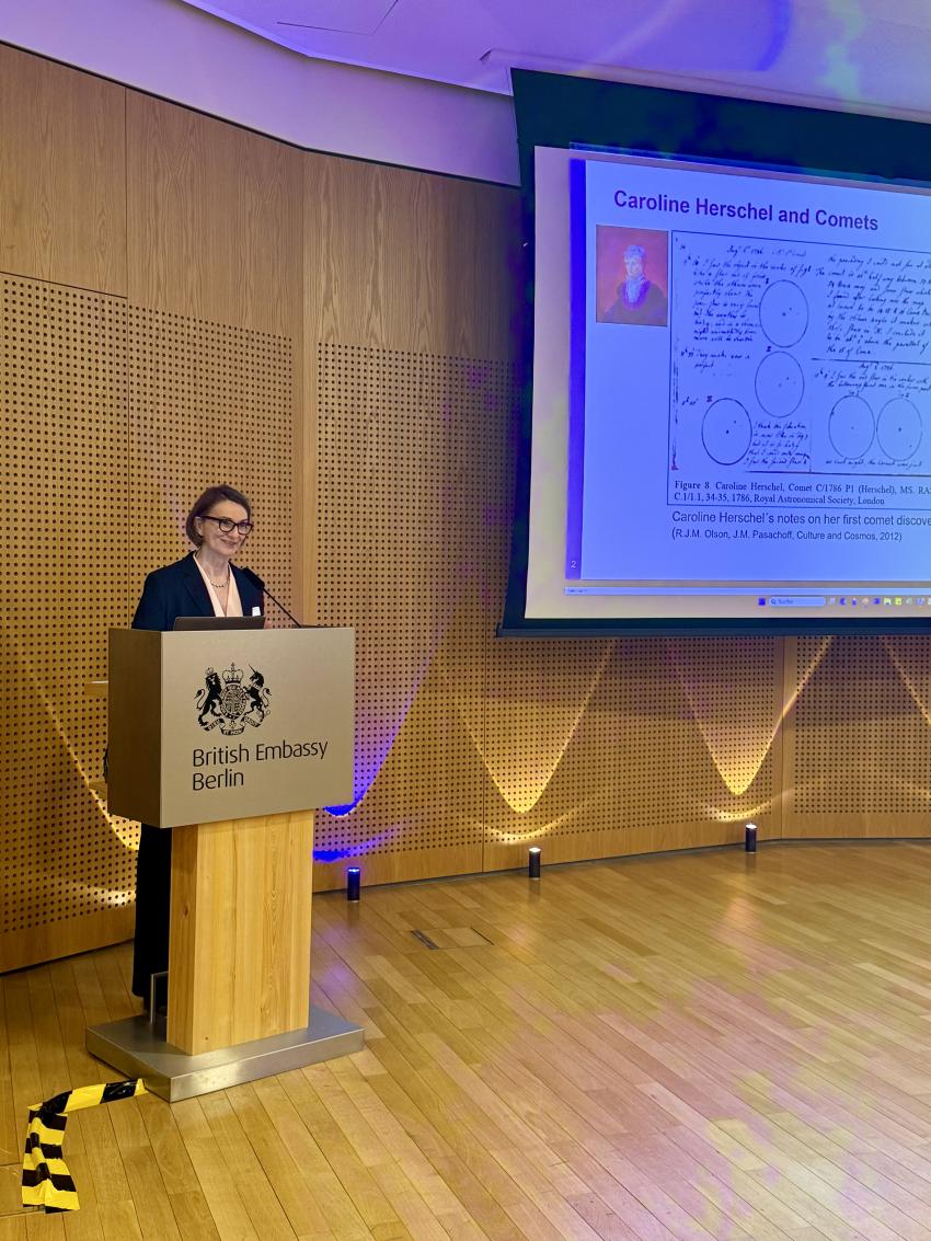 Professor Rauer delivered a keynote address on her research at the ceremony on 28 April.