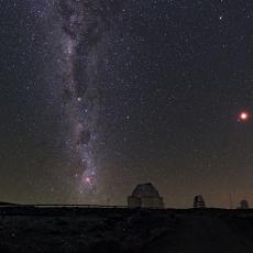 ESO night sky above La Silla observatory in Chile