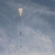 The SuperBIT ballon observatory in flight
