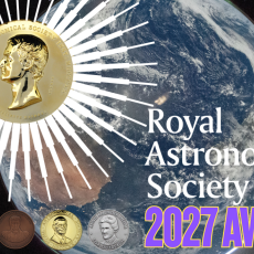 Promotional graphic for the 2027 Royal Astronomical Society Awards.