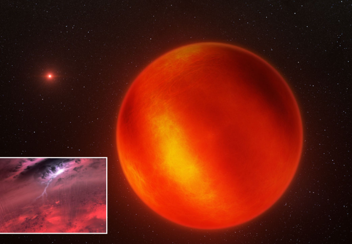 An artist’s impression of the nearest brown dwarf to Earth.