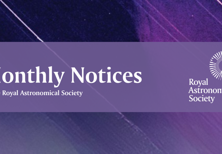 MNRAS banner and RAS logo.