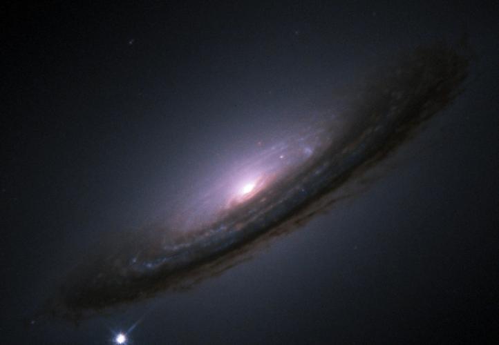 Type Ia supernova SN1994d pictured in its host galaxy NGC4526.