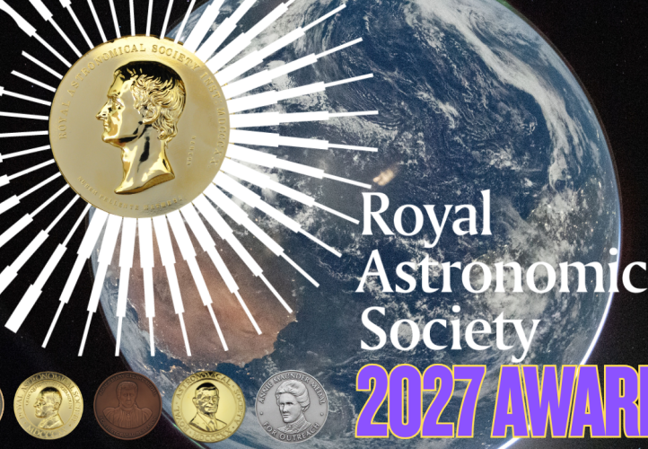 Promotional graphic for the 2027 Royal Astronomical Society Awards.