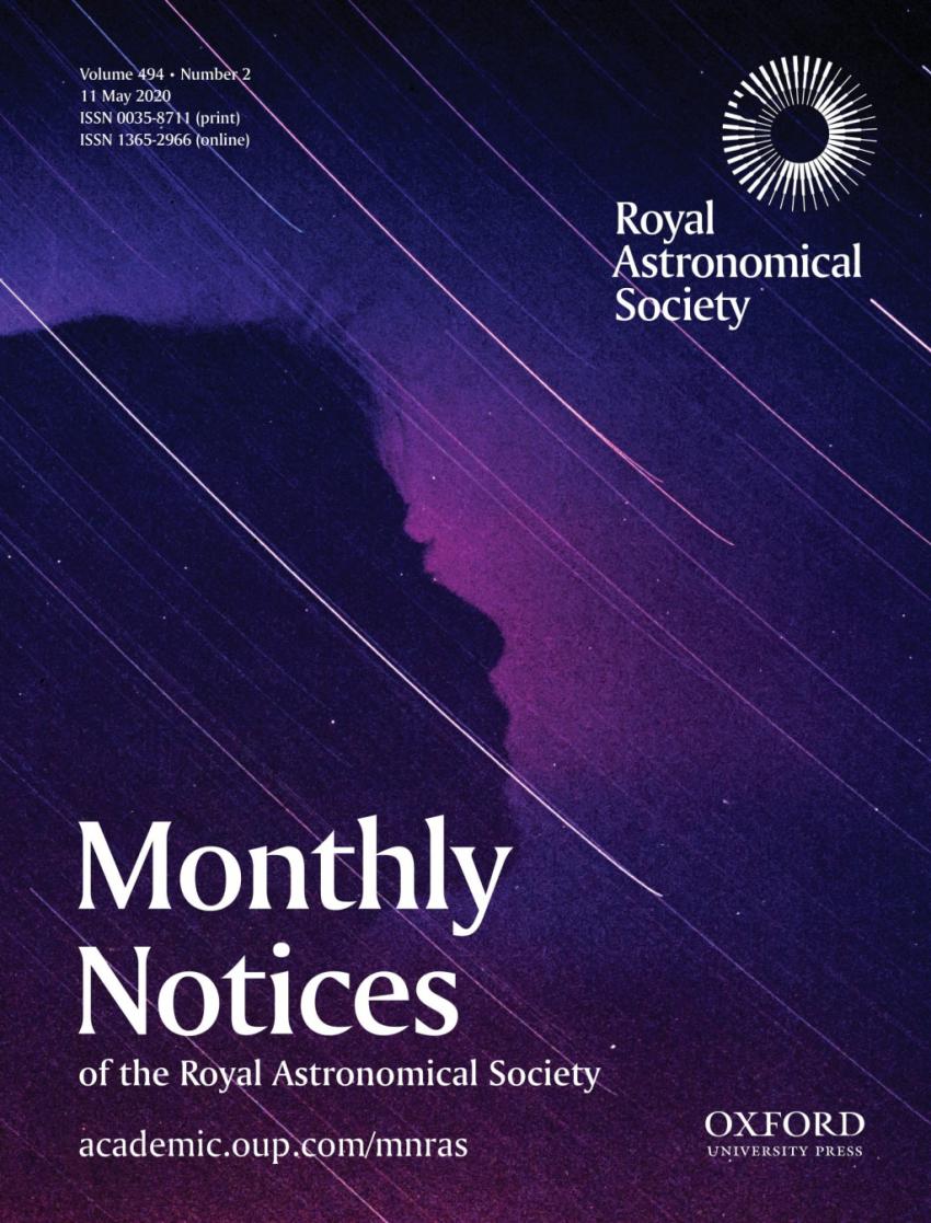 Cover of the Monthly Notices of the Royal Astronomical Society