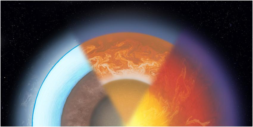 Predicted interior structures of sub-Neptune exoplanets