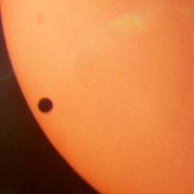 The transit of Venus in 2004. Credit: Charles Barclay